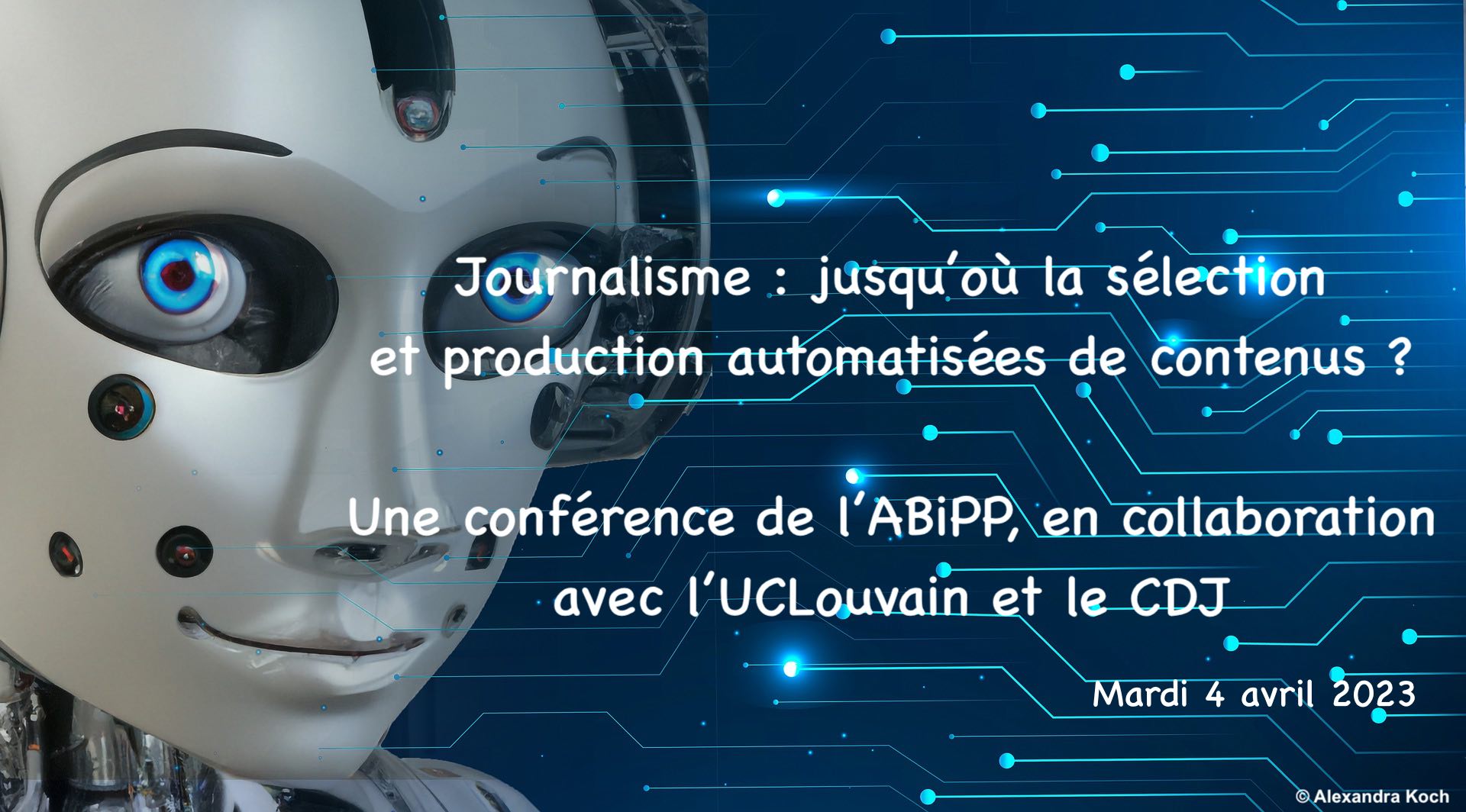 Conférence ABiPP - 4 avril : “Journalisme : jusqu’où la sélection et production automatisées de contenus ?”
